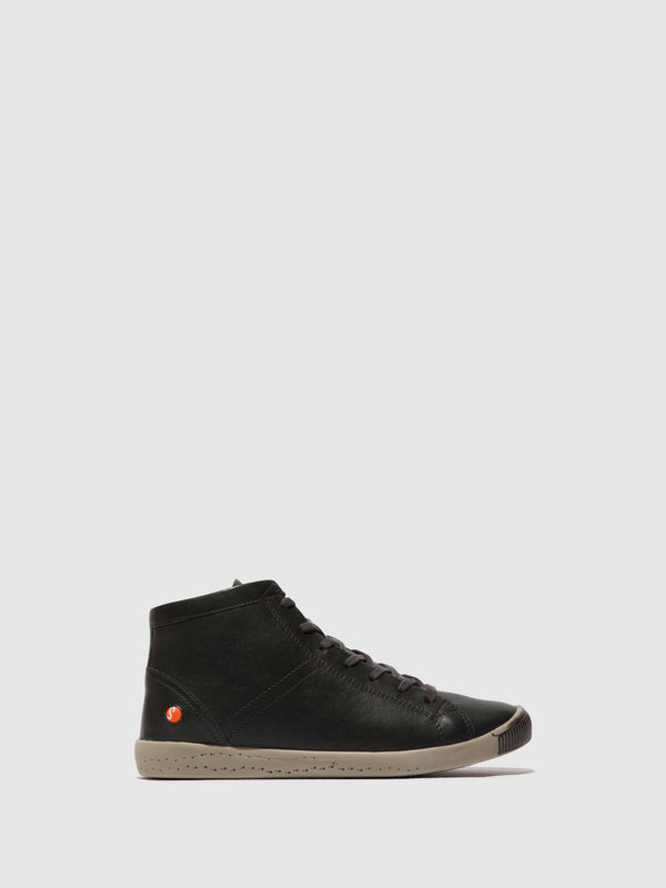 Lace-up Ankle Boots ISLEEN268SOF ANTHRACITE W/Gray Sole